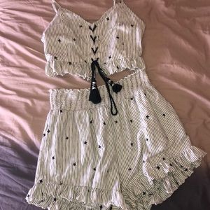 american eagle two piece set